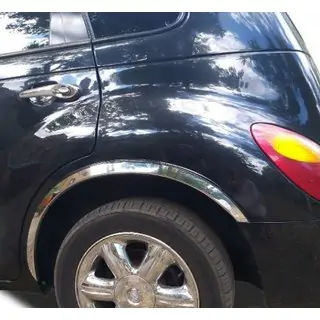 Aletines de aleta (4 uds, acero inoxidable) Chrysler PT Cruiser 2000-2010 foto 4