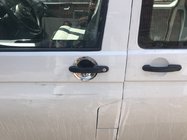 Volkswagen T5 Transporter 2003-2010 Cubiertas de acero inoxidable para manijas OmsaLine - Acero inoxidable italiano, 3 uds foto 9