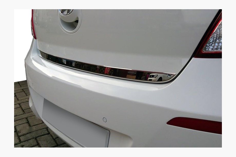 Hyundai I-20 2012-2014 Moldura maletero acero inoxidable Image