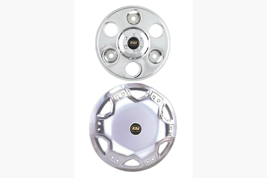 Volkswagen LT 1995-2006 Tapacubos de metal cromado (2 piezas) Image