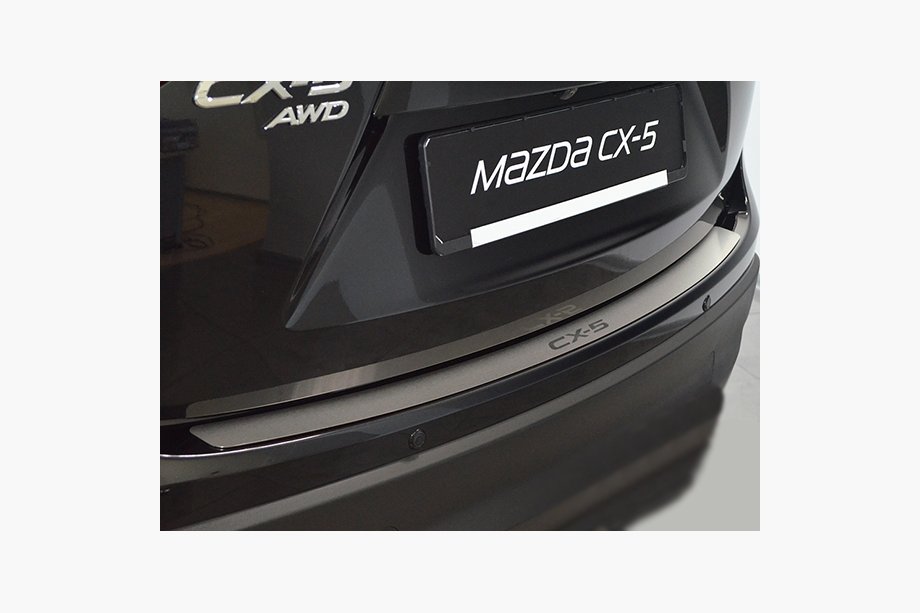 Mazda CX-5 2012-2017 Protector de parachoques trasero Natanika (acero inoxidable) Image