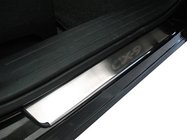 Mazda CX-9 2007-2016 Protector de umbral de puerta en acero inoxidable NataNika Premium (4 uds) foto 1