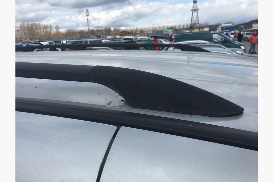 Fiat Doblo II 2010-2022 Barras de Techo Negras Maxi, Pies Metalicos Foto 2