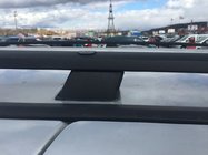Fiat Doblo II 2010-2022 Barras de Techo Negras Maxi, pies de plastico foto 4