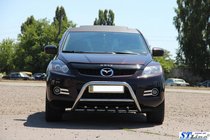 Mazda CX-9 2007-2016 Defensa Delantera WT003 (Acero Inoxidable) foto 2