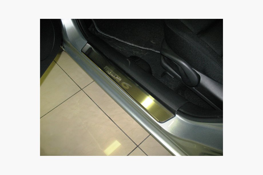 Mazda 6 2003-2008 Cubiertas de estriberas Nataniko (4 uds, acero inoxidable) Image