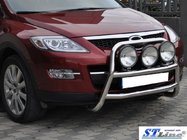 Mazda CX-9 2007-2016 Defensa Delantera WT018 (Acero Inoxidable) foto 2
