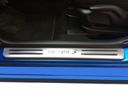 Mazda 3 2003-2009 Protecciones de umbral Libao (4 uds, acero inoxidable) foto 1