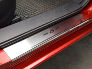 Mazda 6 2012-2024 Cubiertas de Umbral Nataniko (4 uds., Acero Inoxidable) foto 1