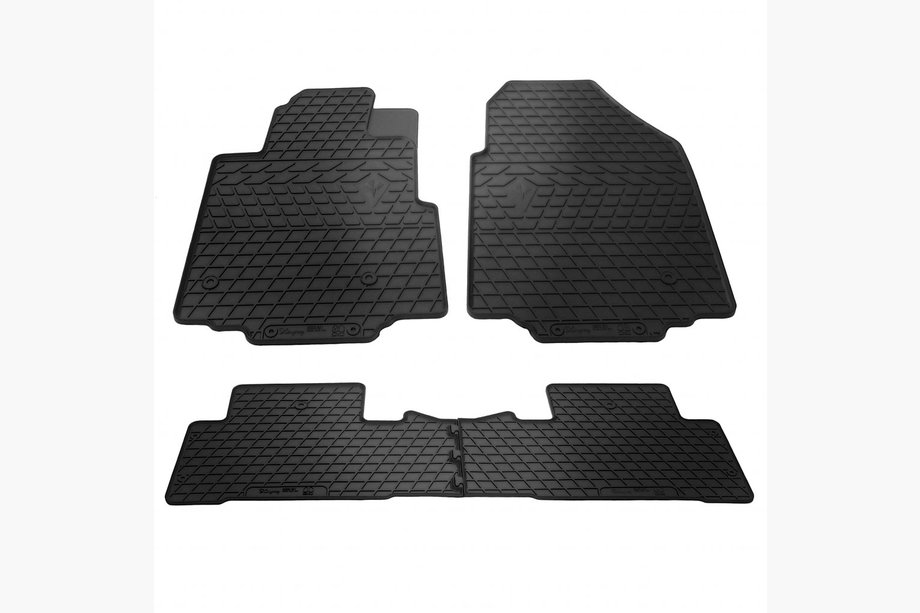 Honda Pilot 2008-2015 Alfombrillas de goma (4 uds, Stingray Premium) Image