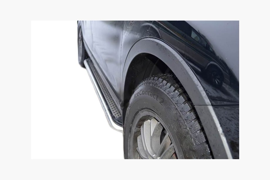 Mercedes GL class X164 2006-2012 Estribos Laterales Maydos V2 (2 uds, acero inoxidable) Image