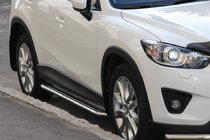 Mazda CX-3 2015- Estribos Laterales KB001 Acero Inoxidable foto 1