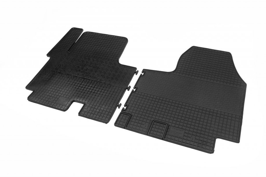 Nissan Primastar 2002-2014 Alfombrillas de goma (2 uds, Interplast) Image