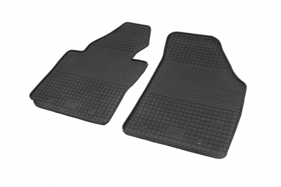 Volkswagen Caddy 2004-2010 Alfombrillas de goma (2 uds, Polytep) Image