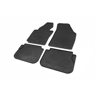 Alfombrillas de goma (4 uds, Polytep) Volkswagen Caddy 2010-2015 foto 1