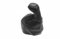 Mercedes E-class W210 1995-2002 Funda y pomo de cambio sin marco (cuero) foto 1