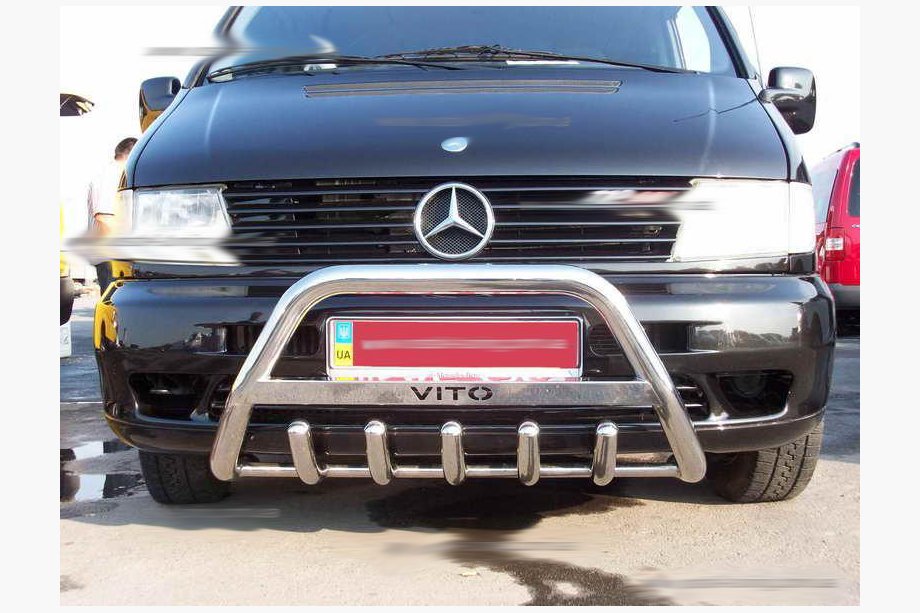 Mercedes Vito W638 1996-2003 Defensa Delantera WT003/4 (Acero Inoxidable) Foto 9