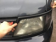 Mercedes Vito W638 1996-2003 Pestañas para faros (negras) Negro Brillante foto 4