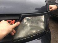 Mercedes Vito W638 1996-2003 Pestañas para faros (negras) Negro Brillante foto 3