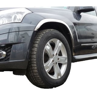 Molduras de aleta de acero inoxidable (4 uds) Mercedes GLK сlass X204 2008-2015 foto 1
