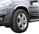 Mercedes GLK class X204 2008-2015 Molduras de aleta de acero inoxidable (4 uds) foto 1