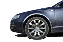 Audi A6 C6 2004-2011 Aletines de aleta (4 uds, acero inoxidable) foto 1