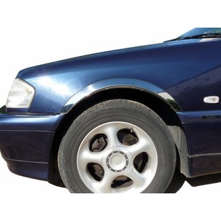 Aletines de aleta (4 uds, acero inoxidable) Mercedes C-class W202 1993-2001 foto 1