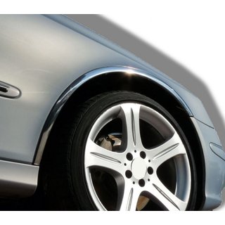 Aletines de aleta (4 uds, acero inoxidable) Mercedes E-сlass W211 2002-2009 foto 1