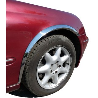Aletines de aleta (4 uds, acero inoxidable) Mercedes C-class W203 2000-2007 foto 1