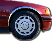BMW 3 Series E36 1990-2000 Molduras de aleta de acero inoxidable (4 uds) foto 1