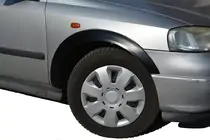 Opel Astra G classic 1998-2012 Aletines de aleta (SD/HB) (4 uds, negro) foto 2