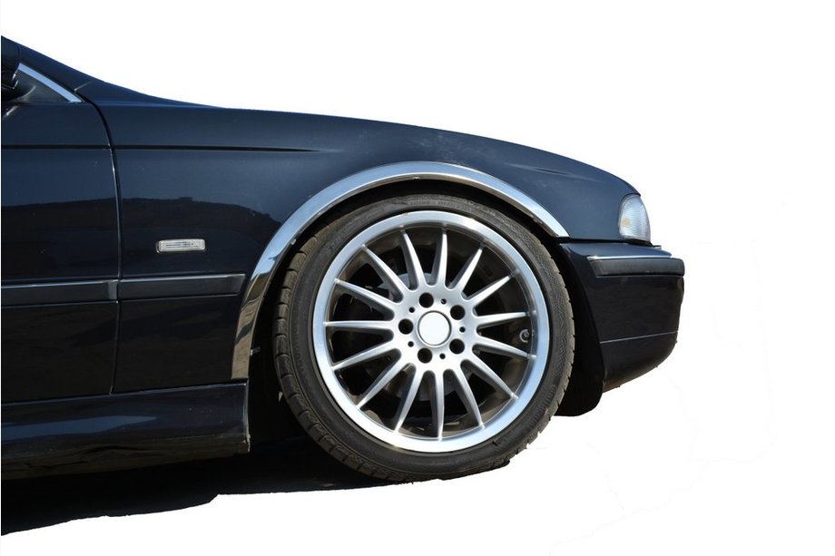 BMW 5 Series E39 1996-2003 Aletines de aleta (4 uds, acero inoxidable) Image