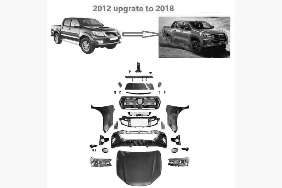 Toyota Hilux 2006-2015 Kit de Restyling a 2019 Image