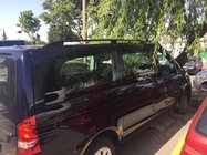 Mercedes Viano 2004-2014 Barras de techo negras Skyport (metal macizo) foto 20