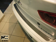 Mitsubishi Lancer X 2008- Protector de parachoques trasero sin borde SD Nataniko (acero inoxidable) foto 1