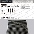 Mitsubishi Lancer X 2008- ¡OFERTA! Molduras de salpicadero efecto carbono foto 1