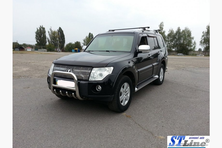 Mitsubishi Pajero Wagon IV 2006-2021 Defensa Delantera QT006 (Acero Inoxidable) 60 mm Foto 2