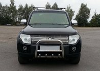 Mitsubishi Pajero Wagon III 1999-2006 Defensa Delantera QT006 (Acero Inoxidable) foto 1