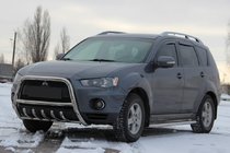 Mitsubishi Outlander 2006-2012 Defensa Delantera WT Special (Acero Inoxidable) foto 1