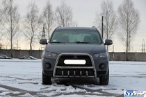 Mitsubishi Outlander 2006-2012 Defensa Delantera WT Special (Acero Inoxidable) foto 2