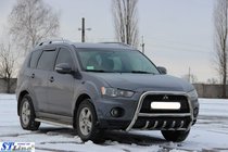 Mitsubishi Outlander 2006-2012 Defensa Delantera WT Special (Acero Inoxidable) foto 4