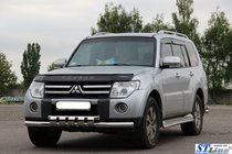 Mitsubishi Pajero Wagon III 1999-2006 Defensa Delantera ST015 (Acero Inoxidable) foto 2