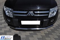 Mitsubishi Pajero Wagon III 1999-2006 Defensa Delantera ST008 (Acero Inoxidable) foto 2