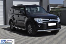 Mitsubishi Pajero Wagon III 1999-2006 Defensa Delantera ST008 (Acero Inoxidable) foto 4