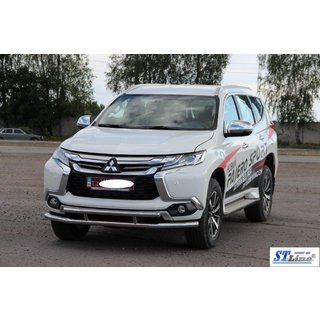 Defensa Delantera ST016 (Acero Inoxidable) Mitsubishi Pajero Sport 2015- foto 2