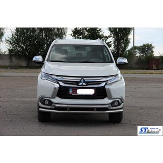 Defensa Delantera ST016 (Acero Inoxidable) Mitsubishi Pajero Sport 2015- foto 3