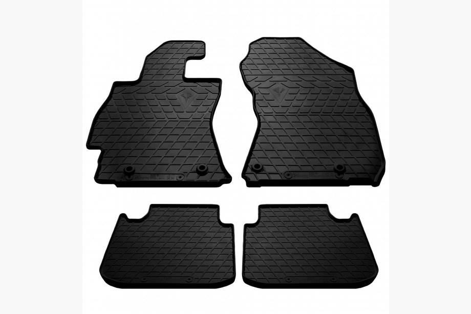 Subaru Outback 2014-2019 Alfombrillas de goma (4 uds, Stingray Premium) Image