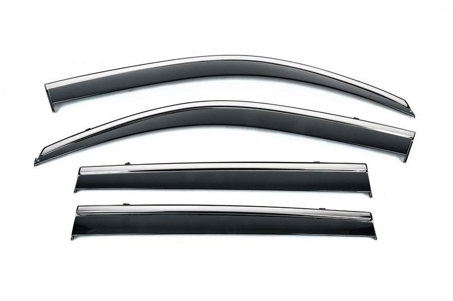 BMW X6 G06 2019–2027 Deflectores de Ventana con Moldura Cromada Niken Luxury (4 uds) Foto 2
