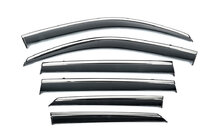 Lexus GX460 2009-2023 Deflectores de ventana con moldura cromada Niken Luxury (6 uds) foto 2