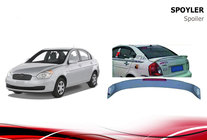 Hyundai Accent 2006-2010 Alerón Niken (imprimado para pintar) foto 1